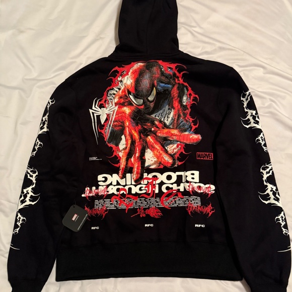 Civil Regime x Spiderman Blooming Through Chaos Hoodie Men’s Sizes - Picture 2 of 4